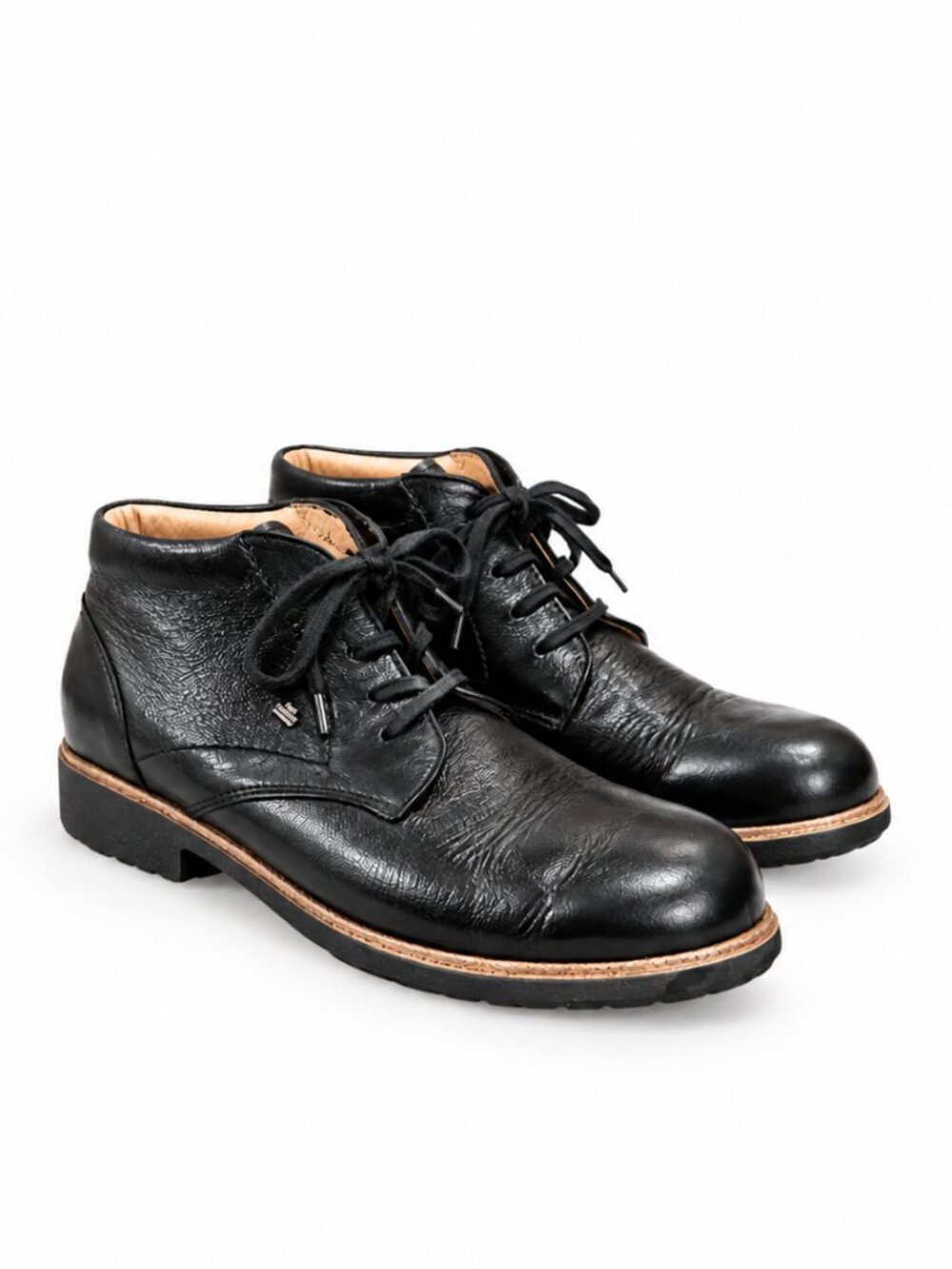 Finn Comfort Ankle Boots Women’s 8-8.5 UK 5.5 Black Shiny Leather Germany